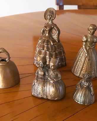 Campanelli vintage ottone e bronzo