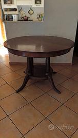 Tavolo Rotondo Allungabile + 2 Poltroncine 4 Sedie