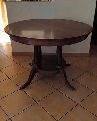 Tavolo Rotondo Allungabile + 2 Poltroncine 4 Sedie