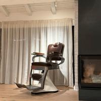 Sedia barbiera antica