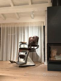 Sedia barbiera antica