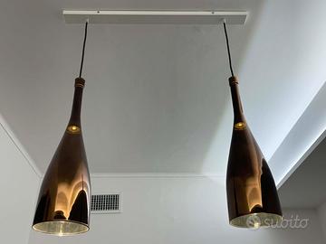 Lampadario sospensione design Bottiglie Champagne