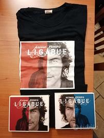 Lotto ligabue cd dvd t-shirt primo secondo tempo