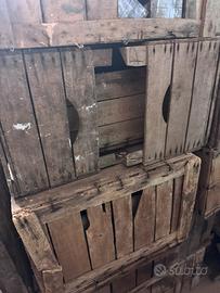 Casse legno due tipologie frutta e verdura
