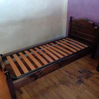 letto singolo con rete 