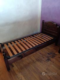 letto singolo con rete 
