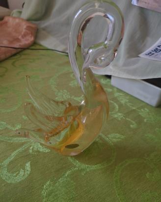 statuetta murano cigno + omaggio