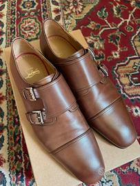 Scarpe stringate in pelle