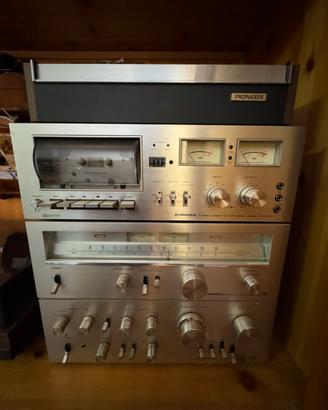Sistema hifi Pioneer SA/TX 7500 completo di casse