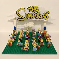 Lego Minifigures Simpsons Serie 1 & 2 con Stand