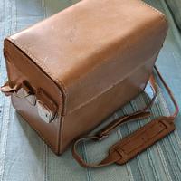 Rara borsa a tracolla in pelle di Hasselblad