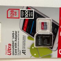 San Disk ultra - microSDXC UHS-I card with adapter