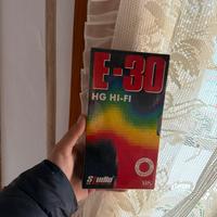 Vhs studio tape e30 hg hi-fi  nastro (agfa)