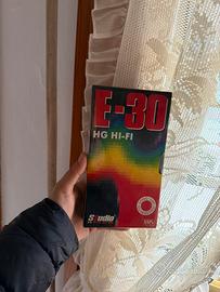 Vhs studio tape e30 hg hi-fi  nastro (agfa)