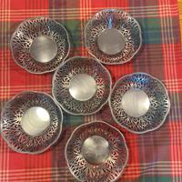 6 cestini per il pane vintage Alessi anni ‘60