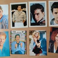 8 cartoline attori vari anni 90 