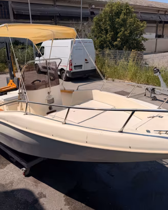 Barca open Rascala 580 + Johnson 140cv