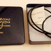 Collana pendente argento/bracialetto corallo rosso