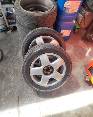 Cerchi VW Polo 5*100 con gomme