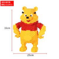 LS8658 Puzzle 3d Simil lego Winnie the Pooh 