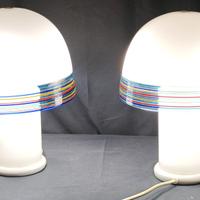 Res De Majo Murano – Coppia lampade mushroom