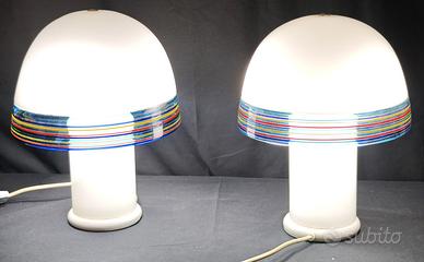 Res De Majo Murano – Coppia lampade mushroom