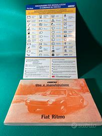 Fiat Ritmo 1ª Serie Manuale Uso e Manutenzione +