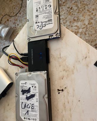 4 Hard Disk - 1 TB + 750 GB + 500 GB + 250 GB