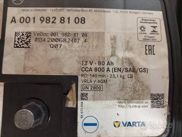 batteria originale Mercedes 