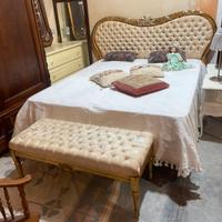 letto matrimoniale stile barocco per rete 160x190