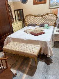 letto matrimoniale stile barocco per rete 160x190