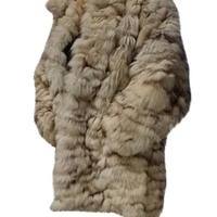 Pelliccia vintage volpe chiara 