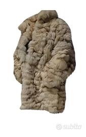 Pelliccia vintage volpe chiara 