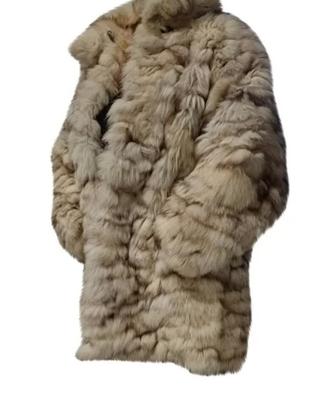 Pelliccia vintage volpe chiara 