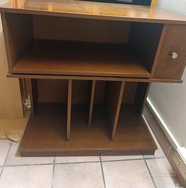 mobiletto stereo/vinili anni 70+80