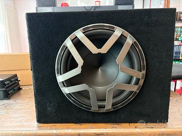 Subwoofer Hertz ES 300.5 cassa chiusa artigianale