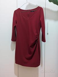 Vestito elegante, bordeaux