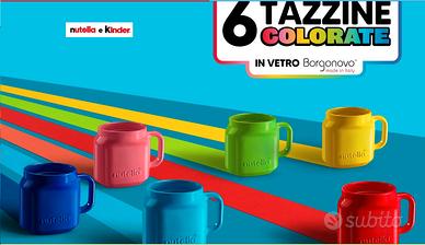 TAZZINE COLORATE KINDER NUTELLA FERRERO