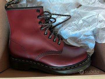 Dr Martens  color cherry red 1460 smooth tg. eu 39