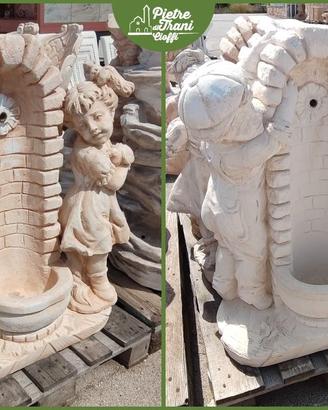 Fontana Bimbi Venezia cm. 70x35x90 h.