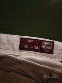 pantaloni ovs chinos slim tg50