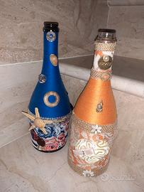 Decorazioni e colori in bottiglia