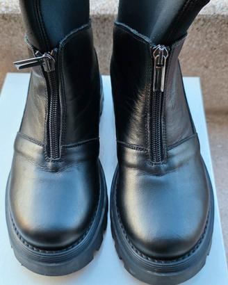 Stivaletto Vitello Nero 34 bambina 