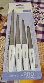 TITANIA® Solinger Saphir - Set di 4 lime curve