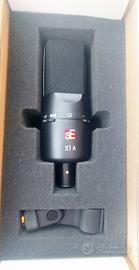 MICROFONO A CONDENSATORE + SHOCK MOUNT SPECIFICO