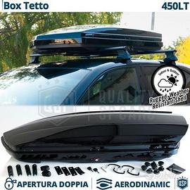Baule Box Tetto per Alfa Romeo Portabagagli 450Lt