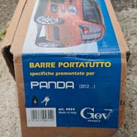 Barre portatutto portapacchi fiat panda 3°serie