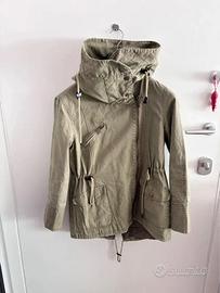 Parka verde militare Bershka M