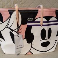 Borsa Lacoste rosa Minnie e topolino nuova busta e