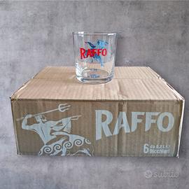 Set 6 bicchieri Birra Raffo 0.2L con box originale